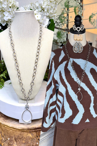Radiant Necklace Silver
