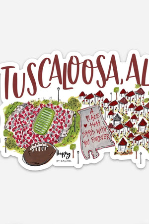 Tuscaloosa Alabama Sticker
