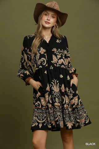 Sandy Dress Black by Umgee Dresses Umgee