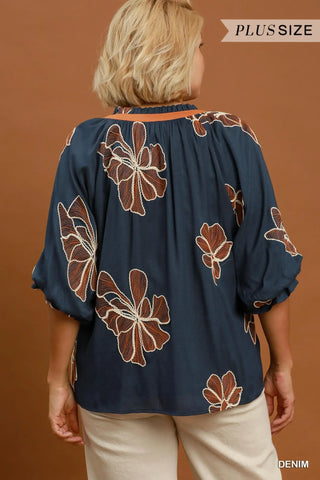 Elmore Top Denim by Umgee RESTOCK Soon Shirts & Tops Umgee