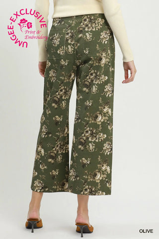 Jaylon Pants Olive by Umgee Pants Umgee