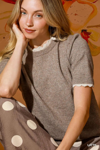 Insights Sweater Latte by Umgee Sweater Umgee