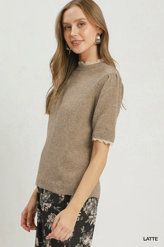 Insights Sweater Latte by Umgee Sweater Umgee