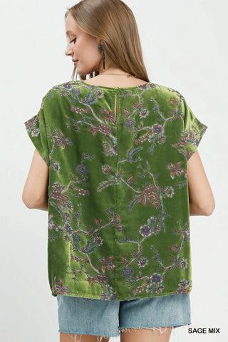 Karma Top Sage by Umgee Shirts & Tops Umgee