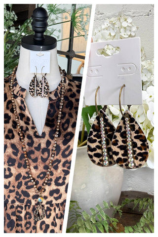 Nala Earrings Leopard Earrings BFF