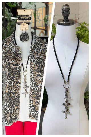 Blessed Necklace Black Necklaces BFF