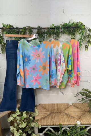 Daisy Dreamin Pink/Multi sweater OHLALA