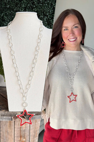 Daystar Necklace Red Necklaces BFF