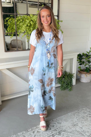 Jensen Jumper Ecru Overalls 111% Lino