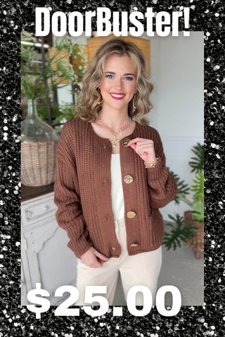 Emily Cardigan Mocha by Jodifl