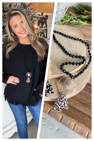 Jungle Jingle Necklace Black RESTOCK BFF