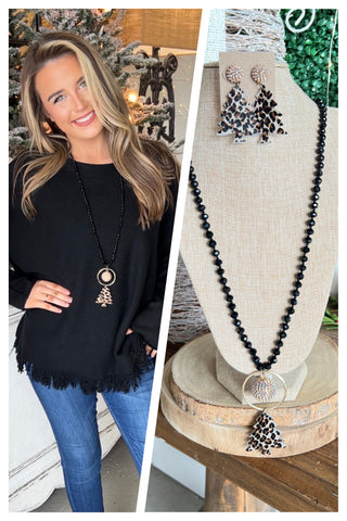 Jungle Jingle Necklace Black RESTOCK BFF