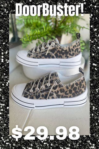 Walkin Wild Leopard Sneakers