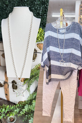 Starlet Necklace Pearl Necklaces BFF