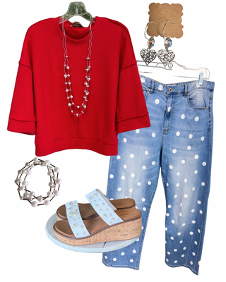 Downy Top Ruby Shirts & Tops Zenana