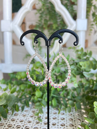 Flash Earrings Silver Earrings Pink Panache