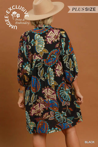 Briar Patch Dress Black by Umgee Dresses Umgee