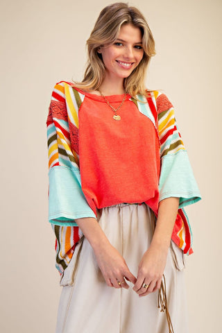 Lottie Top Natural by Easel Shirts & Tops Easel