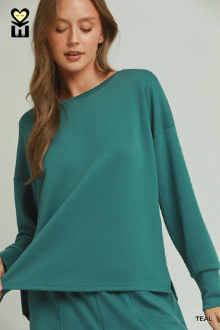 Coziness Pants Teal by Umgee Pants Umgee