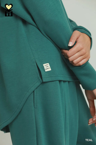 Coziness Top Teal by Umgee Shirts & Tops Umgee