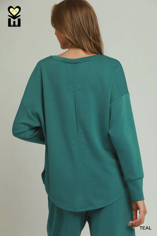 Coziness Pants Teal by Umgee Pants Umgee