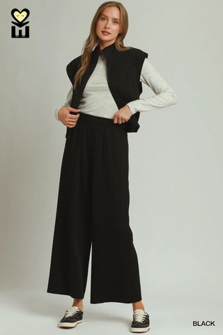 Coziness Pants Black by Umgee RESTOCK Soon Pants Umgee