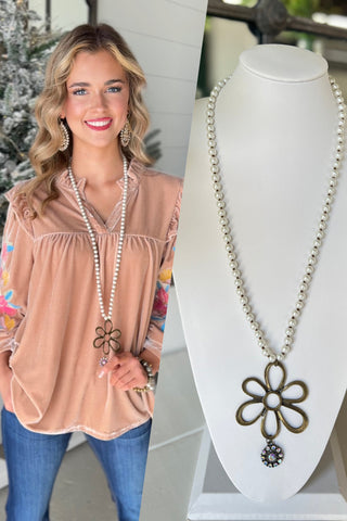 Blossom Necklace Bronze Necklaces BFF