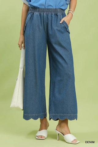 Kristen Pants Denim by Umgee Pants Umgee