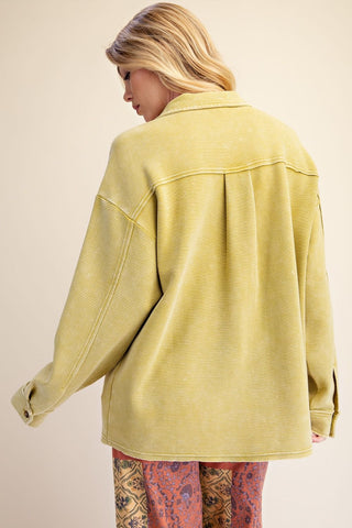 Wheeler Shacket Green Tea by Easel