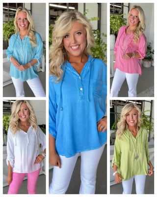 Boost Blue Shirts & Tops Camilla