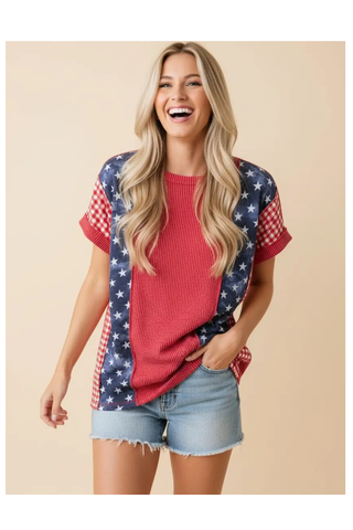 Firecracker Top Red Shirts & Tops Heimish USA