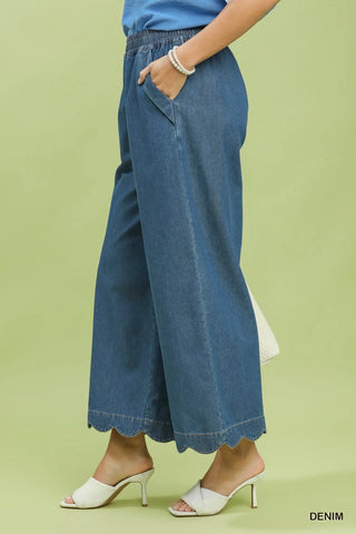 Kristen Pants Denim by Umgee Pants Umgee
