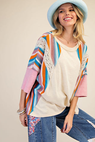 Lottie Top Natural by Easel New Color Shirts & Tops Easel