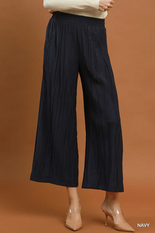 Atkins Pants Navy by Umgee