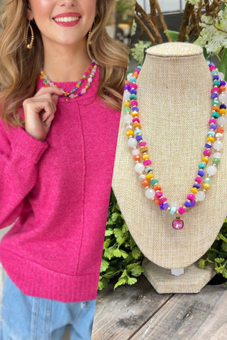 Prism Necklace by Pink Panache Necklaces Pink Panache