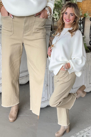 Pauline Pants Taupe by Eesome Pants eesome