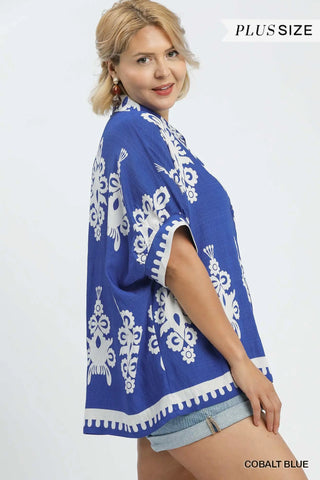 Madrid Cobalt by Umgee Shirts & Tops Umgee