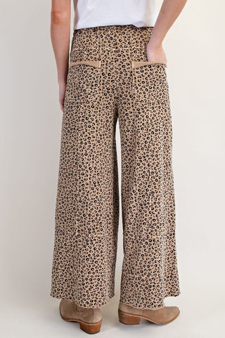 Leopard's Lair Pants Camel by Easel Pants Easel