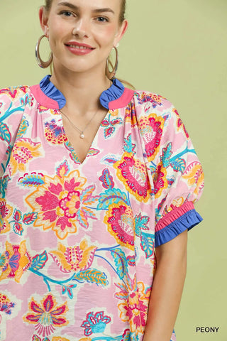Alice Top Peony by Umgee Shirts & Tops Umgee