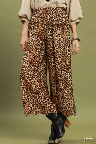 Cheetah Girl Pants Latte by Umgee