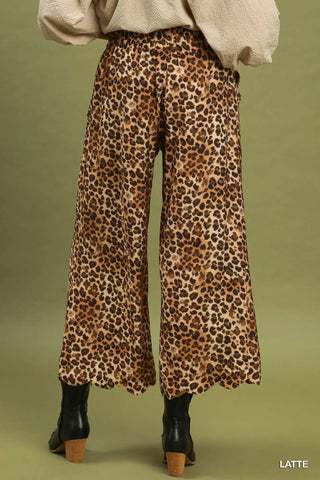 Cheetah Girl Pants Latte by Umgee