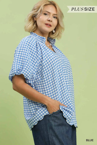 Libbie Top Blue by Umgee Shirts & Tops Umgee