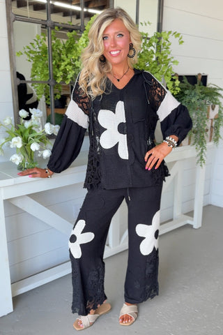 Daisy Duo Pants Aqua/Cream Pants Davi & Dani