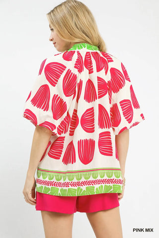 Shelly Top Pink by Umgee Shirts & Tops Umgee