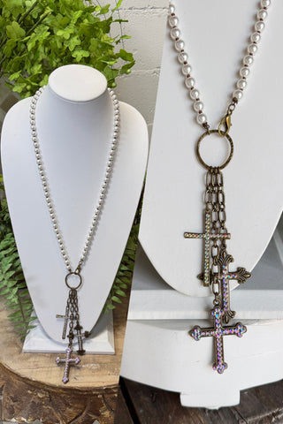 Blessed Necklace Pearl Necklaces BFF