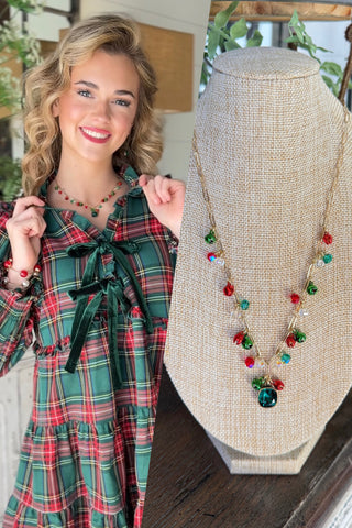 Jingle Necklace Gold by Pink Panache Necklaces Pink Panache