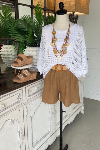Easy Days White sweater Carolina
