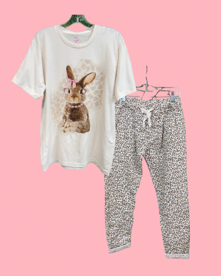 Lovin Leopard Pants Beige