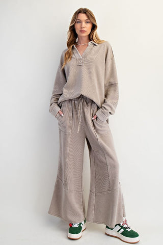 Charleston Top Lt Mocha by Easel Shirts & Tops Easel