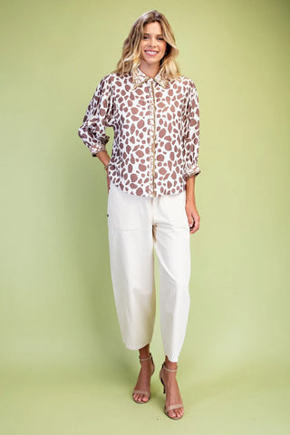 Trenna Top Mocha Mix by Gigio